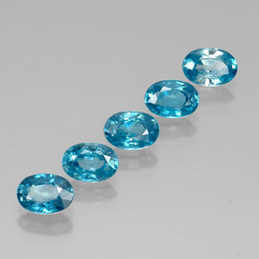 Achetez naturel ct bleue zircon gems, coupe ovale, en provenance cambodge chez gemselect. en stock, livraison internationale!