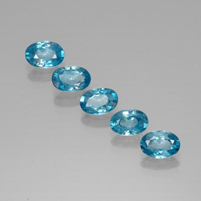 Achetez naturel ct bleue zircon gems, coupe ovale, en provenance cambodge chez gemselect. en stock, livraison internationale!