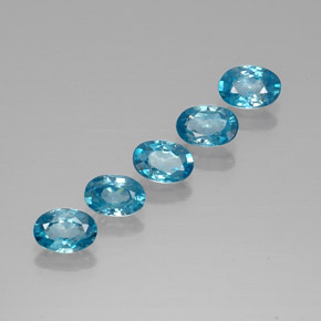 Achetez naturel ct bleue zircon gems, coupe ovale, en provenance cambodge chez gemselect. en stock, livraison internationale!