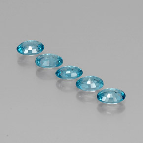 Achetez naturel ct bleue zircon gems, coupe ovale, en provenance cambodge chez gemselect. en stock, livraison internationale!