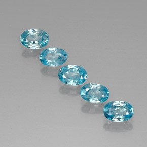 Achetez naturel 3,30ct bleue zircon gems, coupe ovale, en provenance cambodge chez gemselect. en stock, livraison internationale!