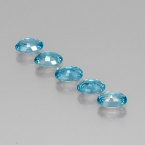 Achetez naturel ct bleue zircon gems, coupe ovale, en provenance cambodge chez gemselect. en stock, livraison internationale!