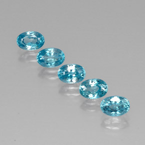 Achetez naturel ct bleue zircon gems, coupe ovale, en provenance cambodge chez gemselect. en stock, livraison internationale!