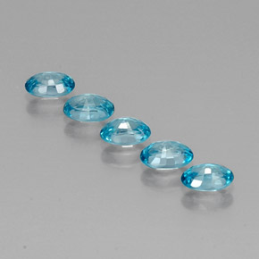 Achetez naturel ct bleue zircon gems, coupe ovale, en provenance cambodge chez gemselect. en stock, livraison internationale!