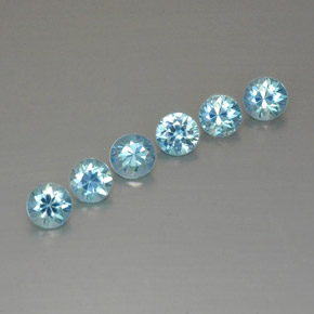 Achetez naturel ct bleue zircon gems, coupe roude, en provenance cambodge chez gemselect. en stock, livraison internationale!
