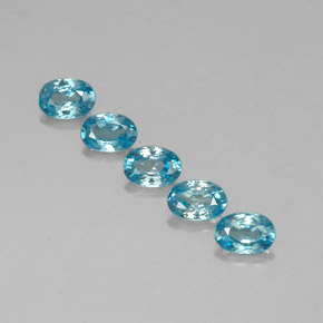 Achetez naturel 3,49ct bleue zircon gems, coupe ovale, en provenance cambodge chez gemselect. en stock, livraison internationale!