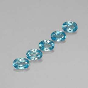 Achetez naturel 3,49ct bleue zircon gems, coupe ovale, en provenance cambodge chez gemselect. en stock, livraison internationale!