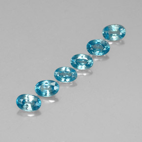 Achetez naturel ct bleue zircon gems, coupe ovale, en provenance cambodge chez gemselect. en stock, livraison internationale!