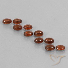 9.79ctw Naturel Brun cannelle profond Zircon, ovale, Transparent