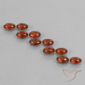 7.45ctw Naturel Marron chaud Zircon, ovale, Transparent