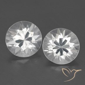 3.65ctw Naturel Blanc Zircon, Tour, VVS-VS