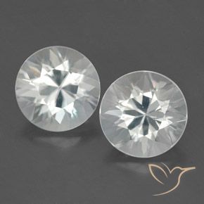 3.84ctw Naturel Blanc Zircon, Tour, VVS-VS