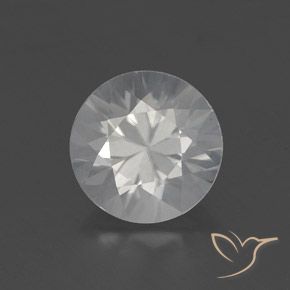 1.90ct Naturel Blanc Zircon, Tour, VS