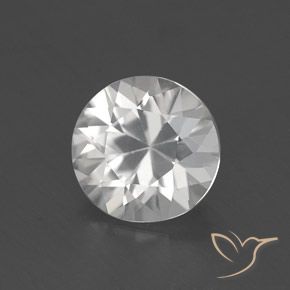 1.67ct Naturel Blanc Zircon, Tour, VVS-VS