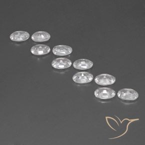 Shop natural 7.17ct Blanc Zircon gems, ovale, from Cambodge at GemSelect. In stock, global shipping!
