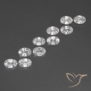 Shop natural 6.99ct Blanc Zircon gems, ovale, from Cambodge at GemSelect. In stock, global shipping!