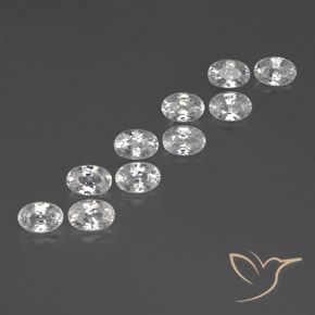 Shop natural 8.18ct Blanc Zircon gems, ovale, from Cambodge at GemSelect. In stock, global shipping!