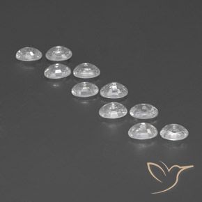 Shop natural 8.18ct Blanc Zircon gems, ovale, from Cambodge at GemSelect. In stock, global shipping!