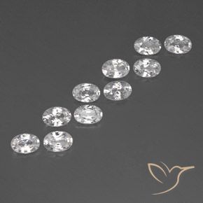 Shop natural 6.86ct Blanc Zircon gems, ovale, from Cambodge at GemSelect. In stock, global shipping!