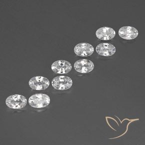 Shop natural 7.49ct Blanc Zircon gems, ovale, from Cambodge at GemSelect. In stock, global shipping!
