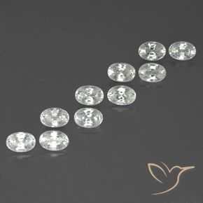 Shop natural 8.63ct Blanc Zircon gems, ovale, from Cambodge at GemSelect. In stock, global shipping!