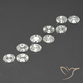 Shop natural 7.10ct Blanc Zircon gems, ovale, from Cambodge at GemSelect. In stock, global shipping!