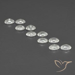 Shop natural 7.10ct Blanc Zircon gems, ovale, from Cambodge at GemSelect. In stock, global shipping!
