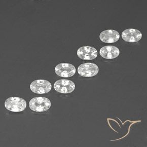 Shop natural 7.46ct Blanc Zircon gems, ovale, from Cambodge at GemSelect. In stock, global shipping!
