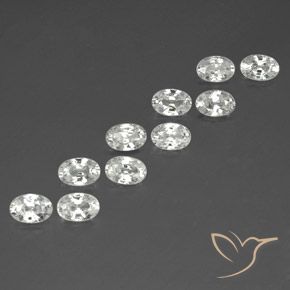 Shop natural 7.33ct Blanc Zircon gems, ovale, from Cambodge at GemSelect. In stock, global shipping!