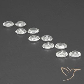 Shop natural 7.33ct Blanc Zircon gems, ovale, from Cambodge at GemSelect. In stock, global shipping!