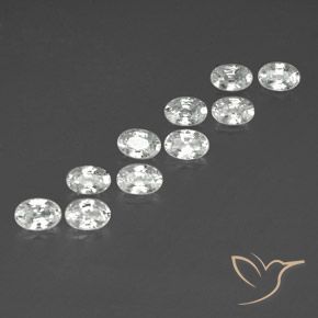 Shop natural 7.36ct Blanc Zircon gems, ovale, from Cambodge at GemSelect. In stock, global shipping!