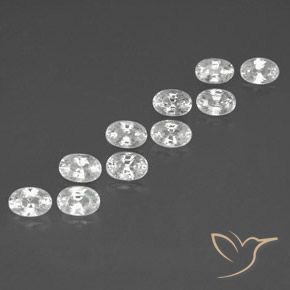 Shop natural 8.35ct Blanc Zircon gems, ovale, from Cambodge at GemSelect. In stock, global shipping!