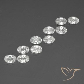 Shop natural 6.61ct Blanc Zircon gems, ovale, from Cambodge at GemSelect. In stock, global shipping!