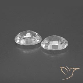 Shop natural 2.53ct Blanc Zircon gems, ovale, from Cambodge at GemSelect. In stock, global shipping!