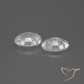 Shop natural 2.34ct Blanc Zircon gems, ovale, from Cambodge at GemSelect. In stock, global shipping!