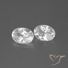 Shop natural 2.64ct Blanc Zircon gems, ovale, from Cambodge at GemSelect. In stock, global shipping!
