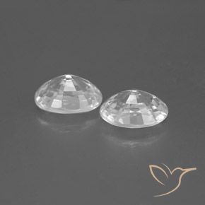 Shop natural 2.64ct Blanc Zircon gems, ovale, from Cambodge at GemSelect. In stock, global shipping!