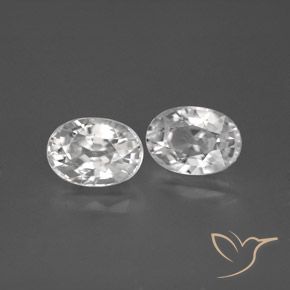 Shop natural 3.01ct Blanc Zircon gems, ovale, from Cambodge at GemSelect. In stock, global shipping!