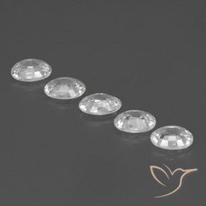 Shop natural 6.08ct Blanc Zircon gems, ovale, from Cambodge at GemSelect. In stock, global shipping!