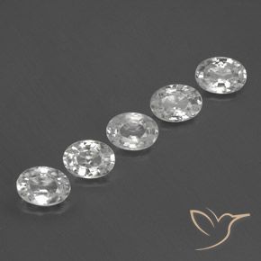 Shop natural 6.07ct Blanc Zircon gems, ovale, from Cambodge at GemSelect. In stock, global shipping!
