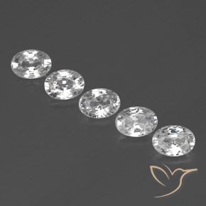 Shop natural 6.35ct Blanc Zircon gems, ovale, from Cambodge at GemSelect. In stock, global shipping!