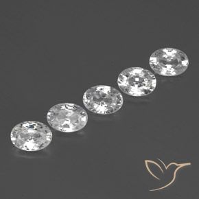 Shop natural 6.35ct Blanc Zircon gems, ovale, from Cambodge at GemSelect. In stock, global shipping!