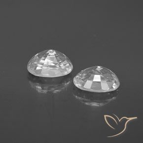 Shop natural 2.91ct Blanc Zircon gems, ovale, from Cambodge at GemSelect. In stock, global shipping!