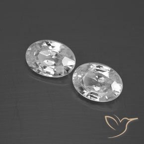 Shop natural 2.58ct Blanc Zircon gems, ovale, from Cambodge at GemSelect. In stock, global shipping!