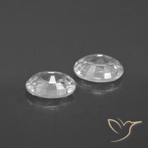 Shop natural 2.58ct Blanc Zircon gems, ovale, from Cambodge at GemSelect. In stock, global shipping!