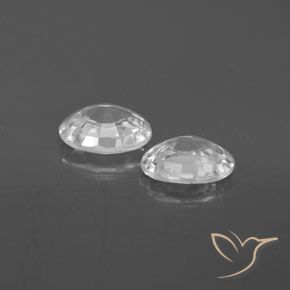 Shop natural 2.33ct Blanc Zircon gems, ovale, from Cambodge at GemSelect. In stock, global shipping!