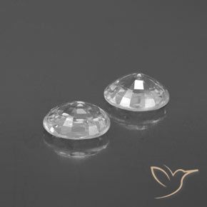 Shop natural 2.56ct Blanc Zircon gems, ovale, from Cambodge at GemSelect. In stock, global shipping!