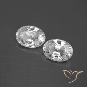 Shop natural 2.63ct Blanc Zircon gems, ovale, from Cambodge at GemSelect. In stock, global shipping!