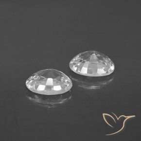 Shop natural 2.63ct Blanc Zircon gems, ovale, from Cambodge at GemSelect. In stock, global shipping!