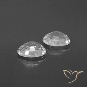 Shop natural 2.66ct Blanc Zircon gems, ovale, from Cambodge at GemSelect. In stock, global shipping!
